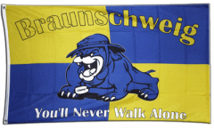 Flagge Fanflagge Braunschweig Bulldogge