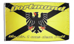 Flagge Fanflagge Dortmund Kreuz Nr.1 aus dem Pott