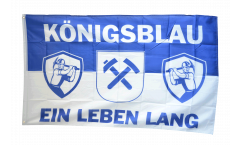 Flagge Fanflagge Gelsenkirchen - Königsblau ein Leben lang