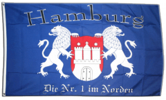 Flagge Fanflagge Hamburg