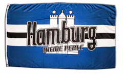 Flagge Fanflagge Hamburg Meine Perle 3