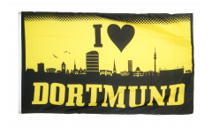 Flagge Fanflagge I Love Dortmund