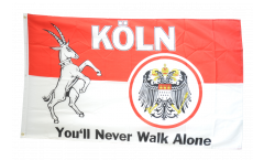 Flagge Fanflagge Köln You'll never walk alone