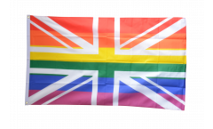 Flagge Großbritannien Regenbogen