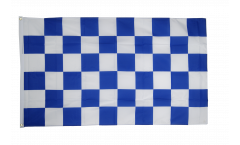 Flagge Karo Blau-Weiß