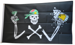 Flagge Pirat mit Bier