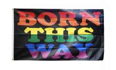 Flagge Regenbogen Born This Way