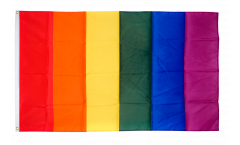 Flagge Regenbogen vertikale Streifen