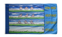 Flagge Schafe im Wind