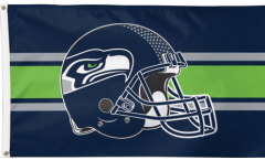Flagge Seattle Seahawks Helmet