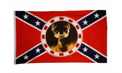 Flagge USA Südstaaten mit Reh