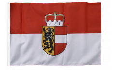 Flagge mit Hohlsaum Österreich Salzburg