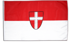 Flagge mit Hohlsaum Österreich Wien