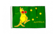 Flagge mit Hohlsaum Australien Känguruh