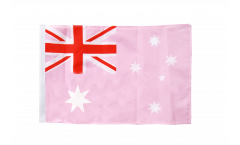 Flagge mit Hohlsaum Australien Pink