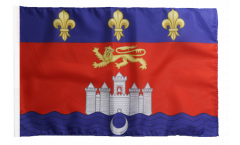 Flagge mit Hohlsaum Frankreich Bordeaux