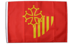 Flagge mit Hohlsaum Frankreich Languedoc-Roussillon