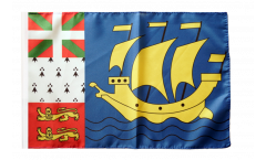 Flagge mit Hohlsaum Frankreich Saint-Pierre und Miquelon