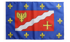Flagge mit Hohlsaum Frankreich Val-d'Oise