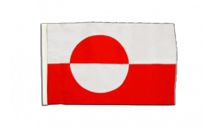 Flagge mit Hohlsaum Grönland