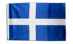 Flagge mit Hohlsaum Großbritannien Shetlandinseln
