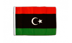 Flagge mit Hohlsaum Libyen