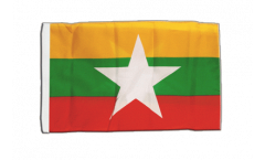 Flagge mit Hohlsaum Myanmar neu