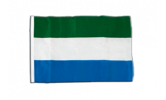 Flagge mit Hohlsaum Sierra Leone