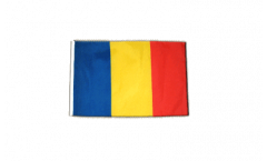 Flagge mit Hohlsaum Tschad