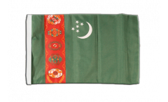 Flagge mit Hohlsaum Turkmenistan