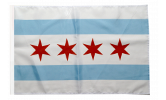 Flagge mit Hohlsaum USA City of Chicago