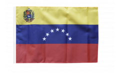 Flagge mit Hohlsaum Venezuela 7 Sterne mit Wappen 1930-2006