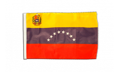 Flagge mit Hohlsaum Venezuela 8 Sterne mit Wappen