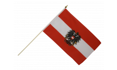Stockflagge Österreich mit Adler