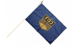 Stockflagge Deutschland DDR FDJ Freie Deutsche Jugend