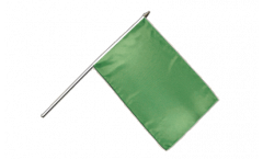 Stockflagge Einfarbig Grün