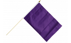 Stockflagge Einfarbig Lila