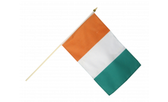 Stockflagge Elfenbeinküste