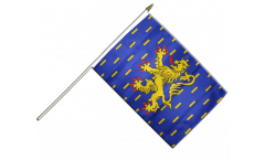 Stockflagge Frankreich Franche-Comté