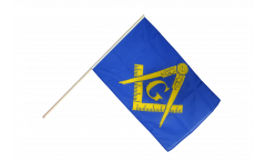 Stockflagge Freimaurer