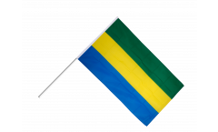 Stockflagge Gabun