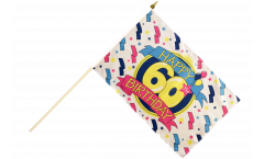 Stockflagge Happy Birthday 60