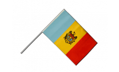 Stockflagge Moldawien
