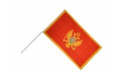 Stockflagge Montenegro