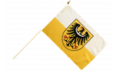 Stockflagge Niederschlesien