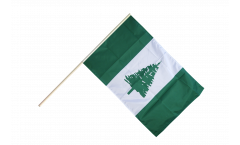 Stockflagge Norfolk Inseln