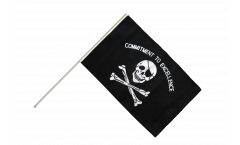 Stockflagge Pirat Commitment to excellence