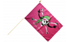 Stockflagge Pirat Pirate Princess Prinzessin