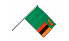 Stockflagge Sambia