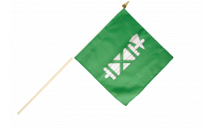 Stockflagge Schweiz Kanton St. Gallen